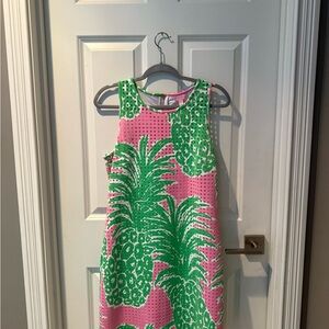 lilly pulitzer perla pineapple dress size medium